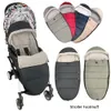 Universal Baby Kinderwagen Accessoires Schlafsack Socken Bilateraler Reißverschluss Windproof warmer Schlafsack Pushar Fußmuff für babyyoya