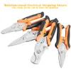 Electrician Crimper Cable Cutter Automatic Wire Stripper Multi-functional Pliers Design Of Front-end Curved Edge Convenient