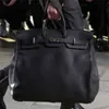 Designer Totes Taschen Schwarze Ledersammlung Tasche 50 cm Männer und Frauen Fitness Handheld Bag Gepäckbeutel Customized Version WN-HLX3