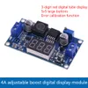 XL6009 3A DC-DC Boost Alimentation Boost Tension de tension du module de pas de pas réglable 5V avec affichage numérique 4A Voltmètre LED