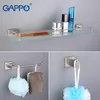 Gappo nieuwe handdoekbar dressoir clip papieren houder tandenborstel houder bad handdoek handdoek ring ring badkamer accessoires zeep set g17t11