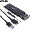 Корпус USB 3,0 M2 SSD Case USB3.0 к M.2 NGFF Внешний твердотельный привод SSD Box 5 Гбит / с SSD Box 2230 2242 2260 2280