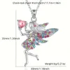 New Fashion Japanese and Korean Angel Little Girl Beautiful Wings Heart Necklace Jewelry