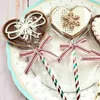 Kscraft Christmas Heart Cookies Metal Cut Dies pochoirs pour bricolage Scrapbooking Decorative Backossing DIY CARTES