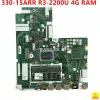 Moederbord gebruikte 5B20R56763 voor Lenovo IdeaPad 33015ARR laptop moederbord EG534/EG535 NMB681 met R32200U CPU 4G RAM DDR4 100% werk