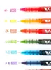 일본 조종사 BX-v5 0.5mm V7 0.7mm 스트레이트 펜 대형 용량 컬러 잉크 젤 펜 귀여운 고정 학교 용품 240401