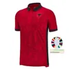 The New1:1 Albania Soccer Jersey 2024 Euro Cup Islands National Team Home Away Football Shirts Kit MEHMETI K.BARE ASLLANI UZUNI HYSA JBROJA ASANI DJIMSITI