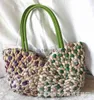 Totes Stuff Sacks Petal Grass Woven Bag Corn Skin Single Shoulder Fashionable Tourist Vacation Beach Womens Summer H240410