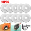 10pcs 28/45/60mm Rotary Cutter Blades Circular Cutting Patchwork Fabric Leather Refill Blades Replacement Sewing Quilting Tool