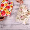 1Pcs Microwave Oven Glove Terylene Heat Resistant Non-slip Kitchen Tool Mitten Insulated Baking Gloves