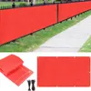 Red épaississeur anti-UV HDPE Sunshade Net Privacy Screen Sénalisation Clôture Netting Netting Pergola Balcony Cover Gazebo Outdoor Auvents