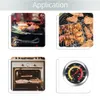 Mutfak Pişirme için Et Barbekü Termometresi Barbekü Fırını Izgara Açık Diyalay Vitrin Gıda Temp Rotisserie Gauge Metre