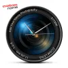 Camera Lens Imprimé acrylique Mall Clock Photography Zoom Photo couleur ISO EXPOIGNE