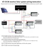 DC 6.5-100V LCD Affichage numérique Voltmètre Ammeter Power Energy Watt Monitor Metter pour le rétroéclairage bleu intérieur