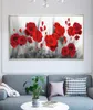 Modern Flowers Poster Pintura Arte da parede de flor vermelha para a decoração da sala de estar Minimalismo moderno estilo1377955