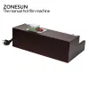 Processeurs Zonesun Manual Machine de chauffage de cellophane pour petite machine d'emballage enveloppe en plastique Box de parfum Cosmetics Poker