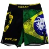 VSZAPメンズブラジルボクシングショーツ印刷MMAショーツファイトグラップリングショートポリエステルキックジェルタイボクシングショーツMMAボックス