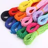 45 metros de 2 mm de elástico redondo cordão colorido elástico elástico faixa de vestes de vestuário Acessórios artesanais DIY 25 cores