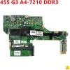 Carte mère 828435601 828435501 828435001 pour HP Probook 455 G3 Utilisé l'ordinateur portable Dax73Amb6e1 A47210 DDR3 100% entièrement testé entièrement testé entièrement