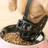 Moupe de chien réglable Silicone en maille respirante Strong Panier Smalllarge Dog Muzzle Muzzes Pet Training Accessoires