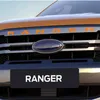 Pour Ford Ranger 2015-2021 Grille Top Logo Letter Grill Ranger 3d Emblem Taille Original Abs Sticker avec Glue Chromium Style