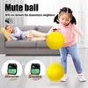 Basketball silencieux Taille 7 Mute de mousse de basket-ball en mousse de basket-ball 24cm Bounce Football Sports Toys 240409