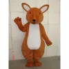 Costumi di mascotte in schiuma simpatica cartone animato di canguro peluche abito di fantasia natalizio di Halloween costume da mascotte