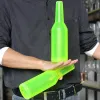 Aixiangru-Wolf Totem White Bartender, Bar Bottle Botellas, accesorios de barra verdes fluorescentes fuertes e ininterrumpidas