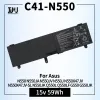 Batterijen C41N550 Laptop -batterijvervanging voor ASUS N550 N550JA N550JV N550J N550X47JV N550X47JVSL N550JK Q550L Q550LF G550 JKK