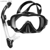 Duikmaskers Zwemmende bril duiken duiken snorkelmasker met neusmasker Y240410