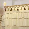 Summer Mosquito Net Zipper Sitting Bed Yurt Bed Household Square Top Three Doors Double Curtains Four Corner Post Home Decor