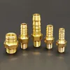 Mini Pagoda Pipe Fittings Male Metric thread M5 M6 M8 Brass 4 5 6 8 mm Barb Hose Leather Tube Trachea Connector