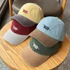 Ball Caps Contrasting Color Baseball Cap For Men Women JK Letters Embroidery Sun Visors Hat Casual Soft Top Couple Peaked