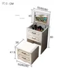 European Style Bedroom Drawer Dressers Hotel Dressing Table Apartment Storage Cabinet Makeup Chair Home Furniture Bedside Table