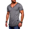 Heren t shirts mrmt 2024 merk European size korte mouw v-neck solid color mode grote t-shirt casual sporten