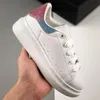 Gradient K designer barnskor för läder utomhus som kör ungdom basket sneakers 3m reflekterande svart vit sammet tjock sulad platt höjd ökar avslappnad