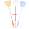 Kitchen Accessories Hot 1Pcs Durable Household Long Handle Plastic Fly Trap Swatter Fly Killer Hand Manual Flapper Pest Control