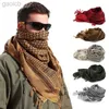 Scarves 2024 New Spring Winter Military Fashion Lightweight Army Plaid Scarf Men And Women Tactical Arab Scarf To Keep Warm 240410