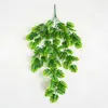 Konstgjorda palmväxter hängande pil lämnar Garland Vine Ivy Radish Saweed Gruva Fake Flowers Home Wedding Garden Wall Decor