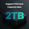 Lezers Ugreen Card Reader USB 3.0 naar SD Micro SD TF -kaartlezer voor pc -laptopaccessoires Smart Memory Cardreader SD Card Reader 2in1