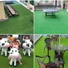 Green Artificial Grass Rug Grass Carpet Rug Realistic Fake Grass Mat for Indoor/Outdoor Garden Lawn Landscape