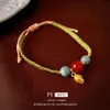 Blume gewebt verstellbarer nationaler Stil Personalisiertes Design Armband China-Chic-vielseitige Handschmuck Frauen Frauen