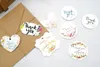 50Pcs Thank You Hang Tag Kraft Paper Gift Tag Label For Wedding/candy/baby Gift Products Tagging Package Supplies