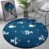 Newest Round Pattern Design Coral Velvet Carpet Sofa Carpet Memory Foam For Bedroom Living Room Children Climbing Yoga Mats