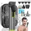 Kit da toelettatura per uomini professionisti Clippers IPX5 IPX5 PAZIONI IMPERATURA CLASCHI NASHAVER CAPTER DEI DOTTO REGOLABILE DEI TRIMMERS CAPELLI