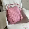 حقائب الظهر المصممة الوردي للنساء وثيقة دوما كافيار ميني الظهر اليومي