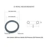 OD400 ~ 530mm*5mm tjocklek/CS FKM O Ringtätning Dichtung Grön packning av motorcykeldel FPM O-ring