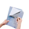 50sheets/pack a4 da stampa carta da stampa carta auto adesiva per stampante a getto d'inchiostro per decorazioni per la casa fai -da -te adesivi scrivibili