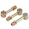 4pcs 4 in 1 Connecting Piece M6 Woodworking Screw Furniture Cabinet Fixer Connector Hardware Accessories Nut Eccentric