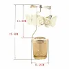 1pcs Metal rotating fine-tuning angel/elk/snowflake and other patterns candle tea lamp holder multi-shape romantic decoration